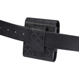 Leather Phone Case For Samsung Galaxy Z Flip 3 Folded Waist Bag Magnetic Belt Clip Holster Cover For Cell Phone