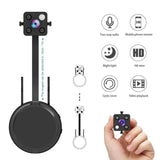 HD 1080P Mini WiFi Camera Tiny Nanny Baby Cam for Home Office Security Night Vision Flexible Lens Mobile Monitoring Push Alarm