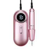 Portable Nail Drill machine 30000RPM Rechargeable Profession Nail Tools for Nail Salon Electric Nail File Manicure drill Set