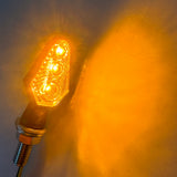 12V Motorcycle Signal Lights LED Metal Universal Moto Indicator Lamp Front Rear Turn Signals Brake Stop Lamps Accessories