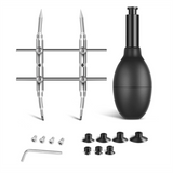 Lens Sucker Spanner Kit, IC Pick-Up Vacuum Pen with 7 Interchangeable Suction Cups and Curved Tips