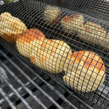 Rolling Basket Accessories Round BBQ Grill Mesh,BBQ Vegetable Slices Basket,For Vegetable,Fries,Fish