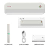 Peripage P40 A4 Portable Thermal Wireless Mobile Photo Printer Support 2''/3''/4''/216mm/210mm A4&A5 Paper Width Inkless