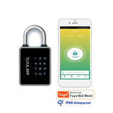 Electronic door biometric fingerprint unlock WiFi Tuya/TTlock application controls smart password lock keyless entry