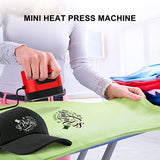 Mini Heat Press Machine for T-Shirts, Clothes, Bags & Pads - Easy Heating Transfer