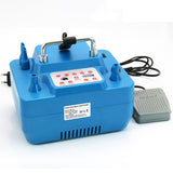 Double Hole Electric Iator With Memory Function Foot Switch Iatable Tools Balloon Pump for Decorations