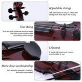 Simulated Music Practice for Beginners Violin Kit Musical Instrument Exquisite Props Gifts Adjustable Strings
