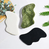 Natural Gua Sha Scraper Board Massage Jade Guasha Stone For Chin Neck Face Lifting Wrinkle Remover Spa Beauty Care Tool