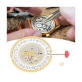 1019 Watch with Hour Wheel Spring 3 O'Clock Calendar Two and A Half Hands Quartz Movement Replacement for RONDA
