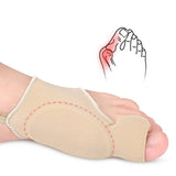 1 Pair Thumb Corrector Valgus Big Foot Bone Correction Belt Splitter Daily Use Toe Separate Protective Cover