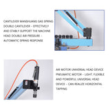 Pneumatic M3-M12 pneumatic bracket semi-automatic universal cantilever tapping hine