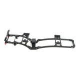 LCG Carbon Fiber Chassis Kit Frame Rail Skid Plate Gearbox Bumper Set For SCX10 1/10 RC Crawler Car DIY Upgrades Replacement