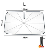Car Window Sunshade - Sunblock and Sun Shield. Windshield Cover for Inside Car Front Board.