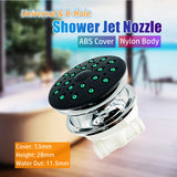 53mm 11.5mm Water Out Massage Bathtub Universal Jet Eight-hole Spray Nozzle ABS Cover Nylon Body Shower Head
