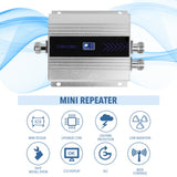 LCD GSM900MHz Double-end Mobile Booster Cell Phone Repeater Signal Amplifier Set with Yagi Antenna