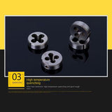 110pcs Tap and Die Tool Set Alloy Steel Tap and Die Set Metric Thread Die Screw Thread Tap Die Wrench Set NEW
