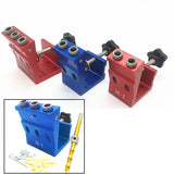 Upgraded 9mm Oblique Drill 15 Degree Angle Bits Hole Jig Woodwork Guide Clamp Locator Set Kit Woodworking DIY Tools