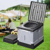 Foldable Toilet with Lid - For Adults and Kids, Hiking, Camping, Outdoor, Car, Odor Proof