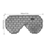 Stone Eye Care Cover Trace Ergonomics Portable Cold Hot Therapy Tension Relief Terahertz Stone Eye Cover for Travel