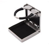 Adjustable Folding For Truck RV Stainless Steel Drink for Boat Yacht Car Marine Cup Holder 1pcs