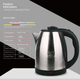 2L Electric Stainless Steel Kitchen Appliances Smart 1500W Whistle Kettle Samovar Tea Coffee Thermo Pot Gift