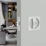 Lock For Bed/Bath Contemporary Privacy Square Pocket Door Hardware