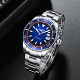 GUANQIN Men's Watches Brand Luxury NH35 Automatic Watch For Men Mechanical Wristwatches Stainless Steel Waterproof reloj hombre