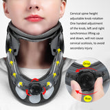 Neck Support Brace Pain Relief Height Adjustable Traction Device for Household Cervical Collar