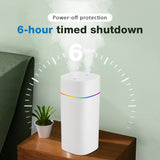 600ML Double Spray Port Air Humidifier Luminous Essential Oil Aromatherapy Humificador Cool Mist Maker er Purify for Home