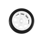 4Pcs 58mm Tires Wheel 12mm Hex with Sponge Insert for 1/10 1/12 RC Drift Car 3Racing Sakura M5 M04 M05