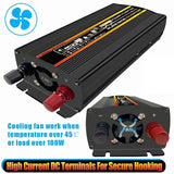 Pure Sine Wave Inverter 4000W 6000W 8000W Power DC 12V To AC 220V Voltage Converter Solar Car Inverters With Digital Display