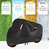 210D Thick Oxford Cloth Universal Motorcycle Waterproof Dust Snow Protection Motorbike Rain Cover Sunshade UV Protect