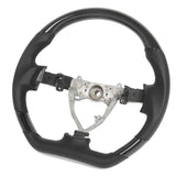 Flat Bottom Steering Wheel Stylish Stable Control Scratch Resistant Auto Hydro‑Dip Steering Wheel for FJ Cruiser 2007 To 2017