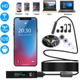 1200P HD Industrial Wifi Endoscope LED Camera 8mm Lens Scanner Car Diagnostic Tools Inspection Borescope Universal