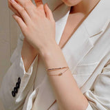 Double layer waist bracelet