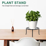 4 Pieces Of Indoor And Outdoor Metal Rust-Proof Plant Stand, Classic Flower Pot Stand