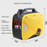 24V Remote Start Parking Air Conditioner Gasoline Generator Variable Frequency Silent Small Portable