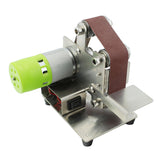 Mini Belt Sander Electric Grinding hine 7 Variable Speed with 10 Sanding Belts for Polishing Wood Metal