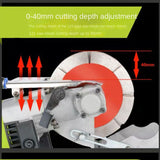 4000W High Power dust free Electric Wall Slotting Machine Concrete Cutting Wall Slotting Machine Circular Saw Power Tools 220V