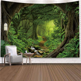 Big Tapestry Beautiful Natural Forest Large Wall Hanging Hippie Wall Hanging Bohemian Wall Tapestries Mandala Wall Art Decor