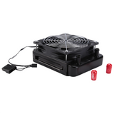 120mm 10 Pipe CPU Cooler Row Heat Exchanger Radiator with Fan for PC Computer LED Water Cooling System