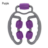 U-shaped trigger point roller 360° full body massage tool arm leg neck muscle massager sports fiess equipment