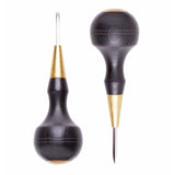 Awl DIY Since Leather Stitching LeatherCraft Sewing Hole Punch Handmade Stitcher Taper Diamond/French Shape with Wooden Handle