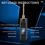 75W Electric Soldering Iron with Digital OLED Screen - 8S Tin Melting, Constant Temperature, Rapid Heating, 3 Heads