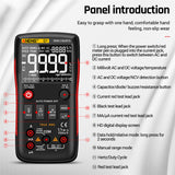 Q1 Digital Multimeter 9999 Count Analog Tester True RMS Multimetro DIY Transistor Capacitor Multifunctional LCR Meter