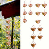1M Rain Chains & Gutters - Professional Drainage For House Eaves, Garden, Porch & Patio