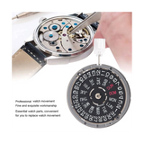 NH36/NH36A Double Calendar Black 3 O'Clock Position Automatic Mechanical Watch Movement Replacement