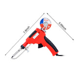 JCD-129B-7 80W Soldering Tin Gun Kit Electronic Solder Iron Guns Soldering Wires for Jewelry Home DIY Circuit Board Repair Soldering Tools