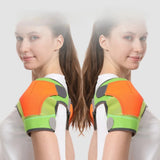 Portable Adjustable Breathable Sports Pads Men Women Support Back Brace Guard Strap Pad Shoulder Care Bandage Protector