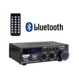 AK45 800W Home Digital Amplifiers Audio Bass Video Power Bluetooth Amplifier Hifi FM Music Subwoofer Speakers USB SD Mic Input